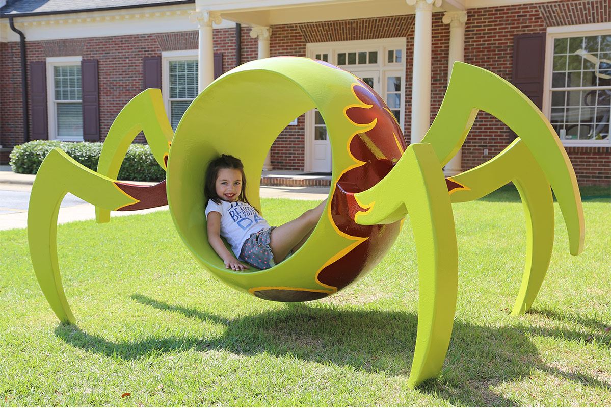 Creepy Crawley sculpture