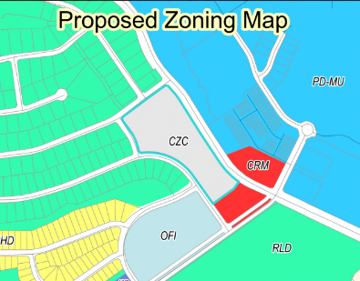 Map of Proposed Rezoning