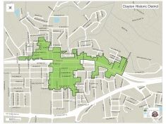 Map of historic district