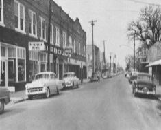 Historic image of downtown Clayton